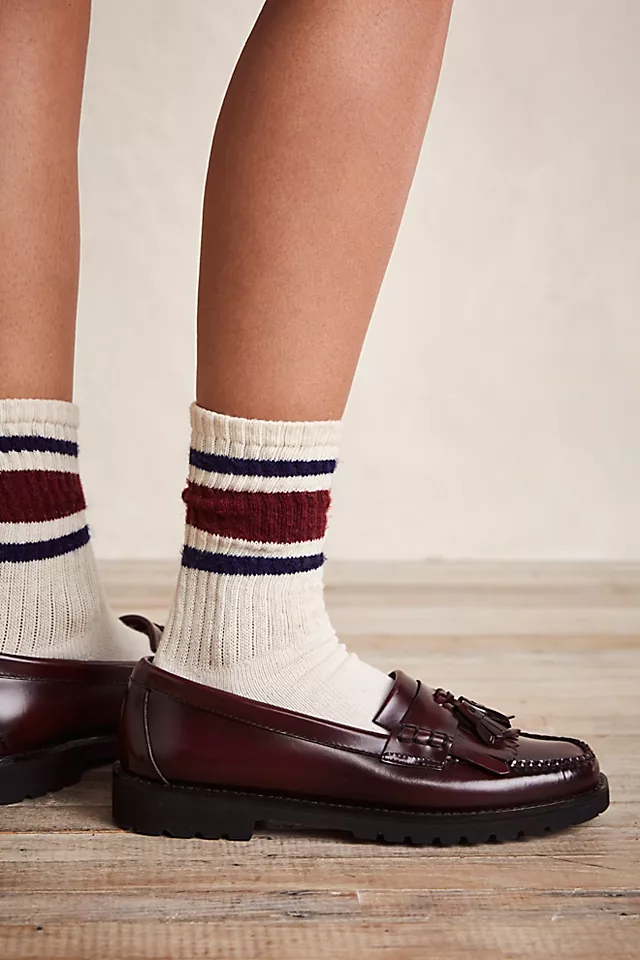 G.H. Bass Esther 90's Loafers Wine