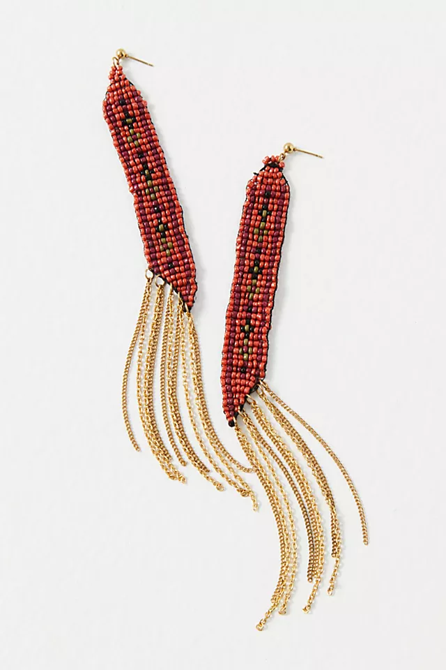 Could You Be Loved Dangle Earrings Red