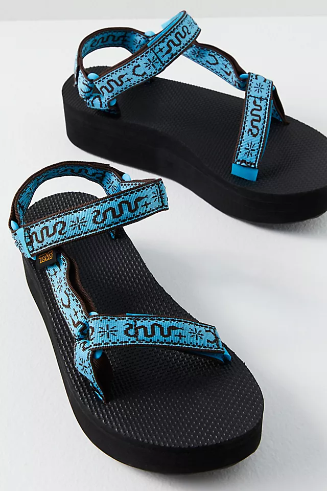 Teva Flatform Universal Sandals Bandana Aquarius