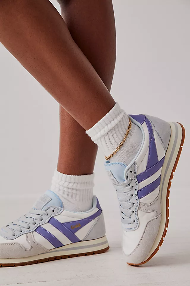 Gola Daytona Sneakers Off White / Ice Blue / Lavender