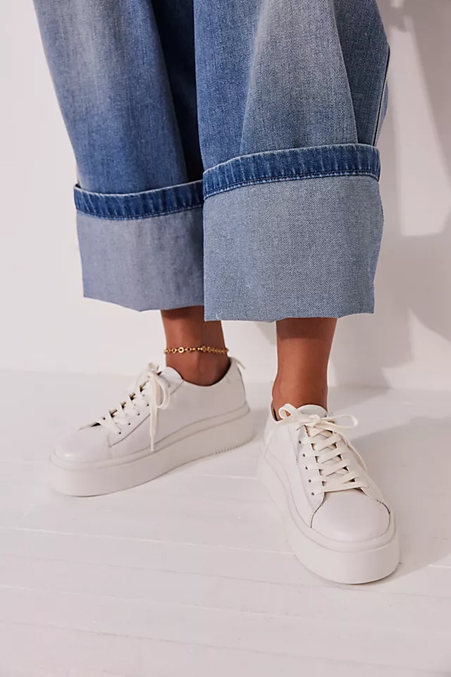 Vagabond Stacy Platform Sneakers White