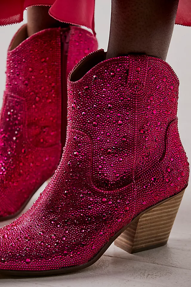 Party Favor Western Boots Hot Pink