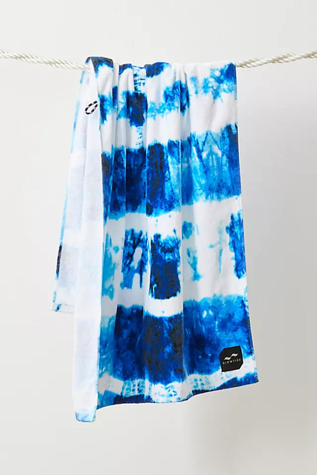 Slowtide Beach Towel Indigo Sun