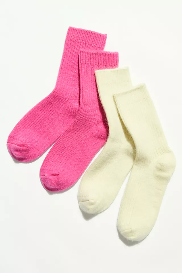 Cashmere Cloud Socks White
