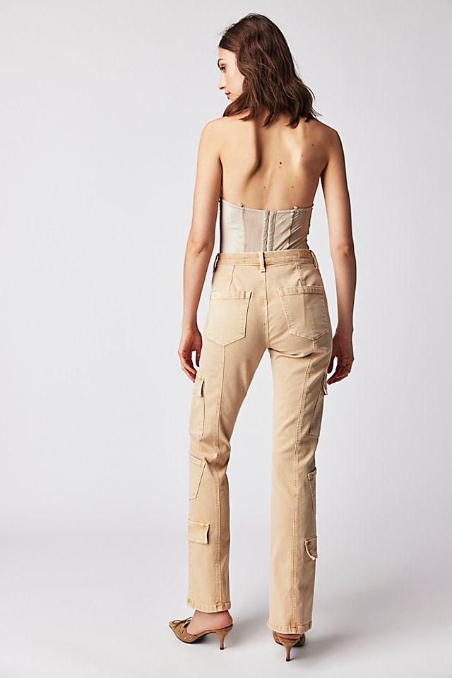 Blank NYC Utility Jeans Summer Wheat