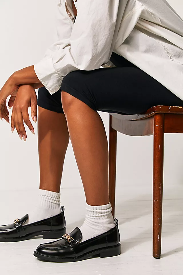 Christy Chain Loafers Black