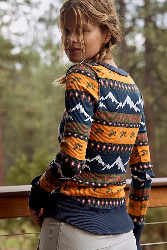 Rally Printed Layer Aspen Range Green Ochre