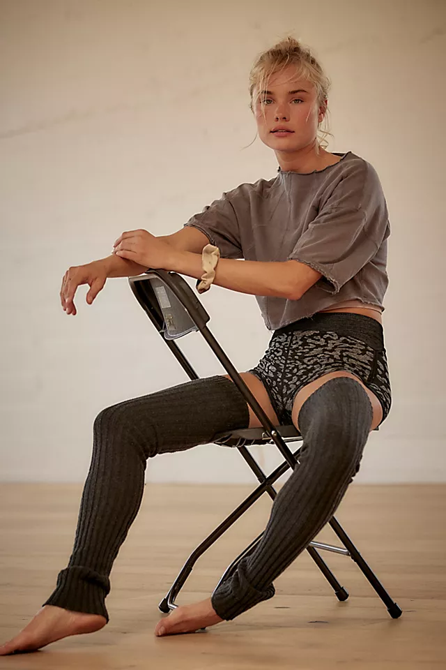 Pirouette Leg Warmer Charcoal
