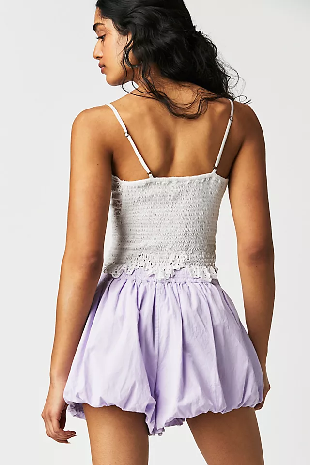 Caught Up Bubble Short Lavender