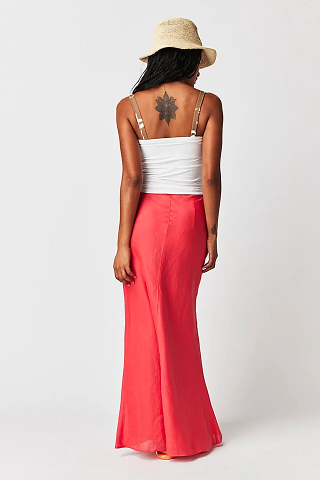 Allison Maxi Skirt Watermelon