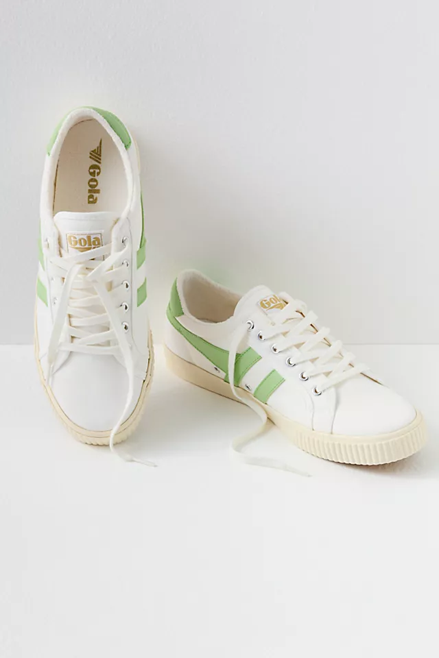 Tennis Mark Cox Sneakers Off White / Patina Green