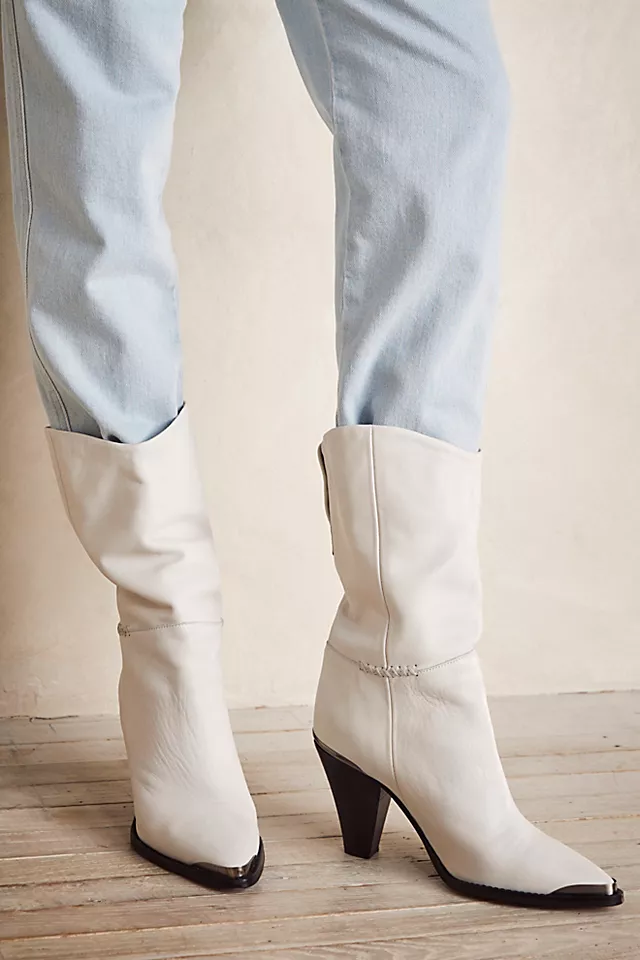 Stevie Mid Boots White