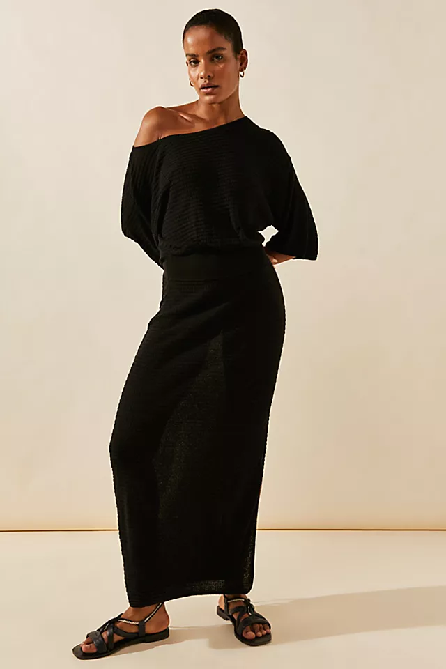 Darby Sweater Midi Black