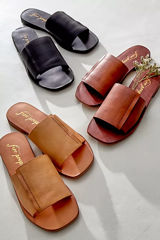 Verona Slide Sandals Cantaloupe