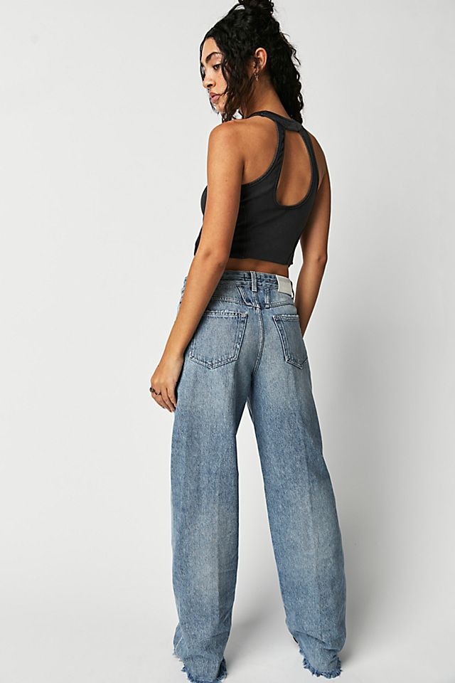 Closed Nikka Mid-Rise Wide-Leg Jeans Light Blue