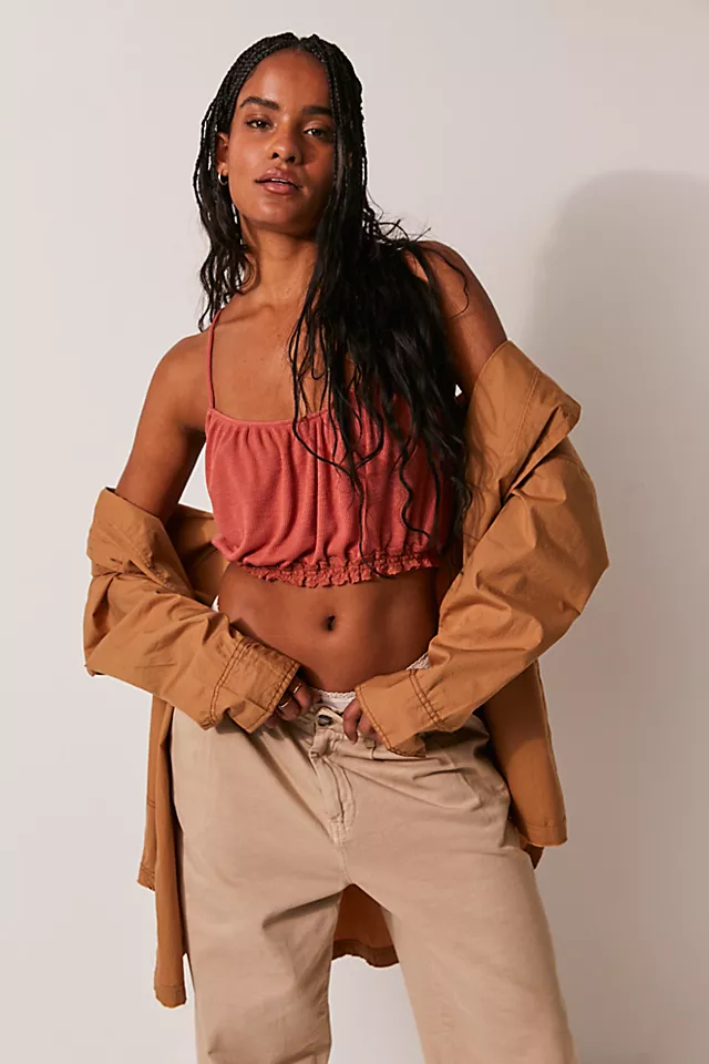 Faded Love Cami Sundown Rust