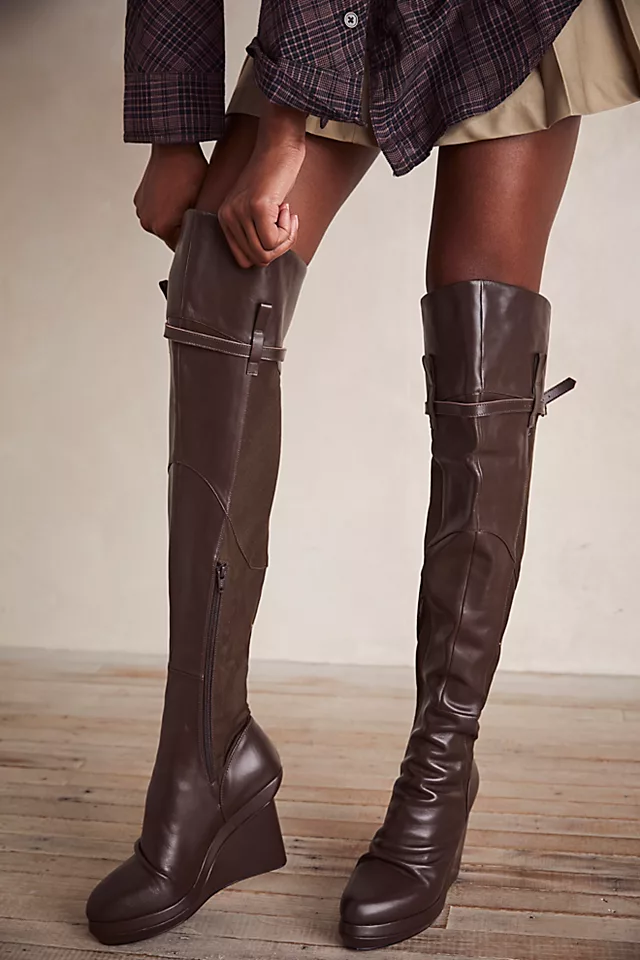 Nicholas K Jedda Over-The-Knee Boots Tobacco