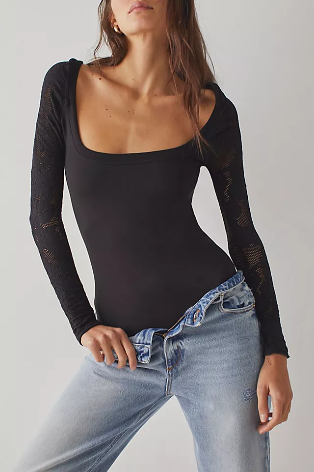 TTYL Bodysuit Black