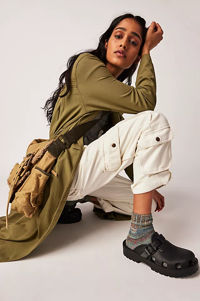 Karlie Buckle Clog Black