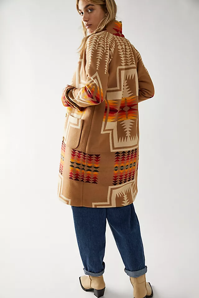 Pendleton 1930's Archive Coat Tan Jacquard