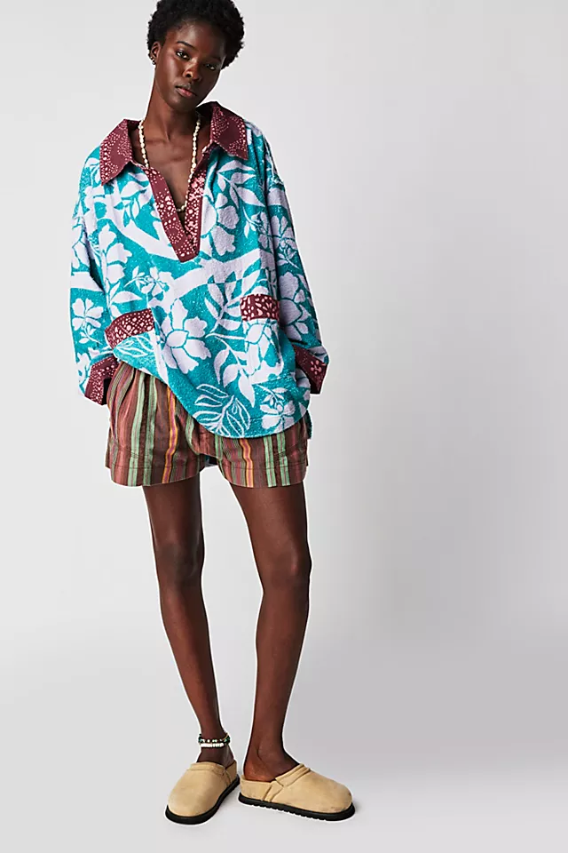 After Swim Sweatshirt Lilac Combo