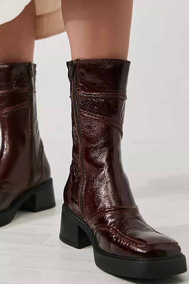 Malene Mid Boots Red