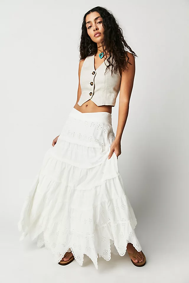 Prairie Skirt Ivory