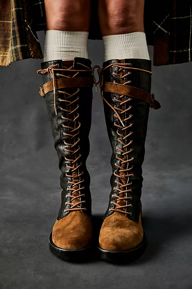 We the Free Bowden Lace Up Boots Espresso