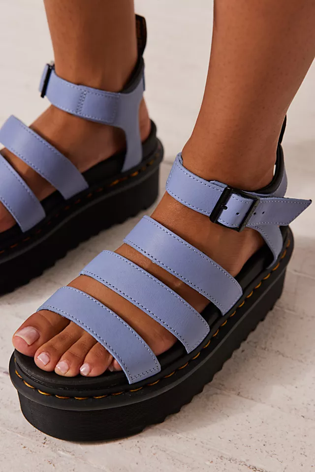 Blaire Quad Flatform Sandals Zen Blue