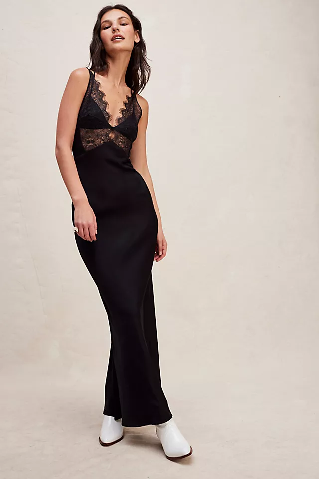 Bec & Bridge Lucille Lace Maxi Dress Black