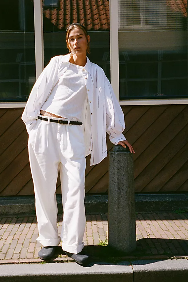 Addy Chino Pants White