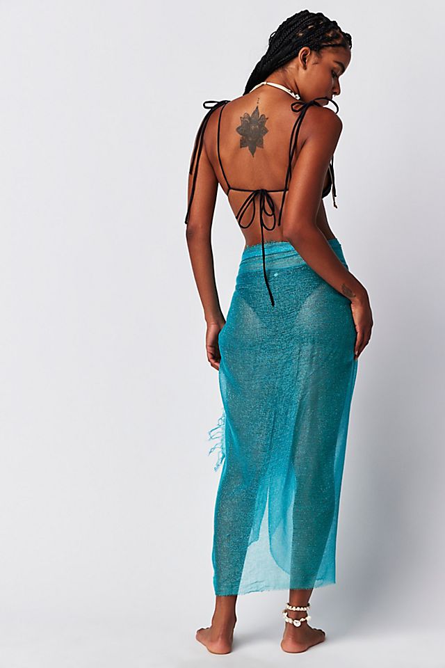 Mystic Shimmer Sarong Teal