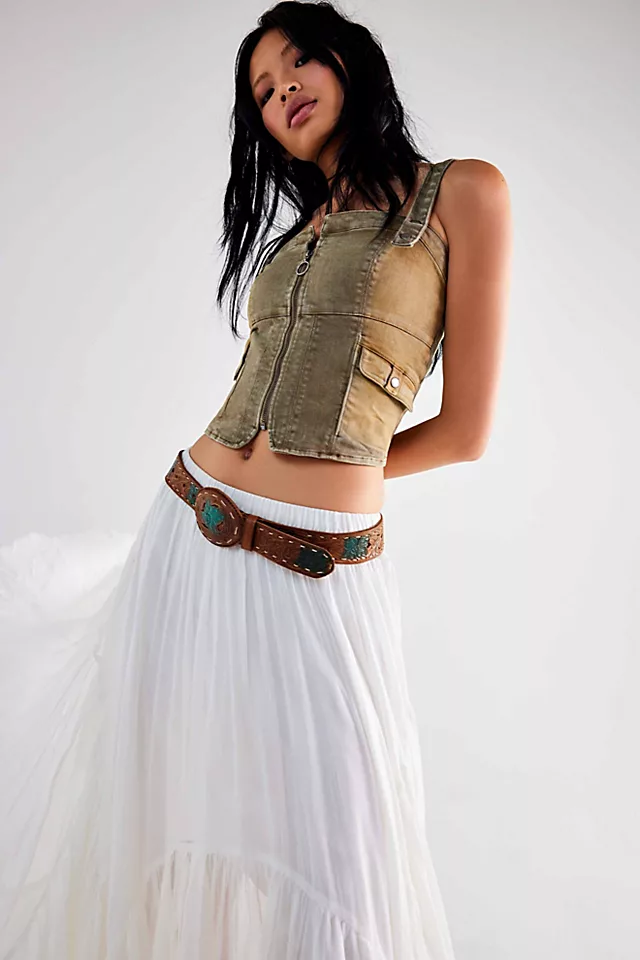 Talk Sporty To Me Top Slate Green