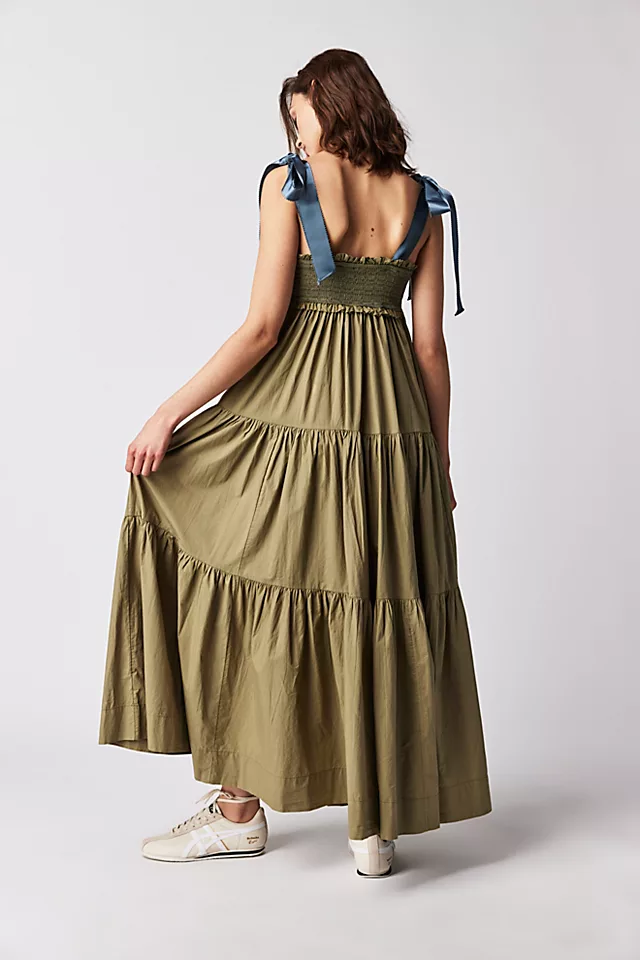 Bluebell Solid Maxi Dress Serpent