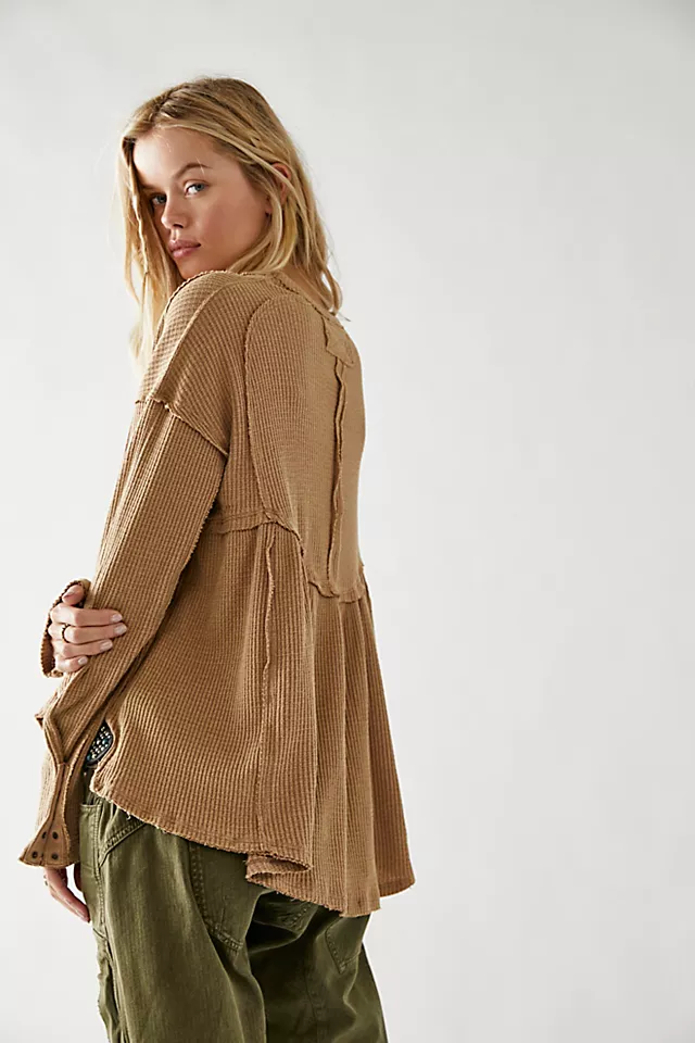 Oh My Babydoll Thermal Strawberry Roan