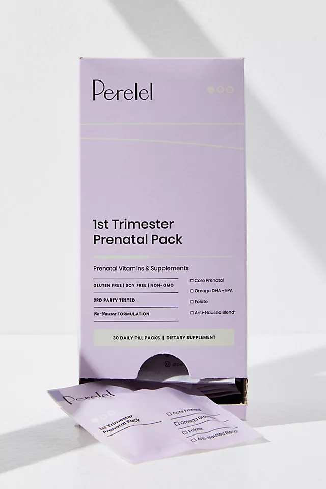 Perelel Trimester Prenatal Vitamin Packs 1st Trimester