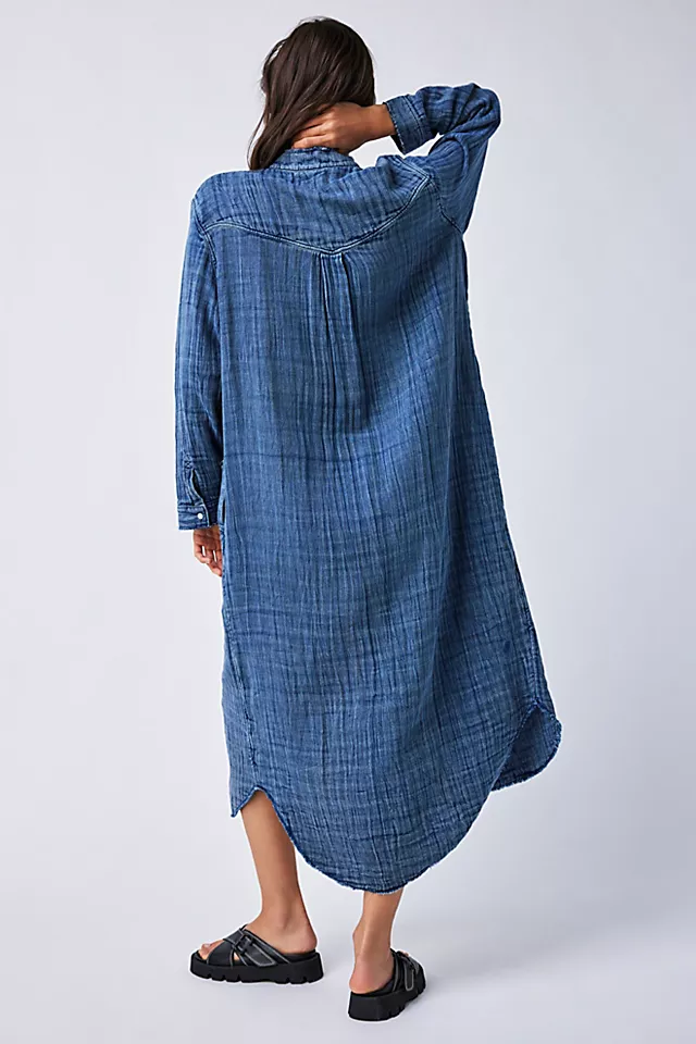 Cinderella Story Shirtdress Coronet Blue