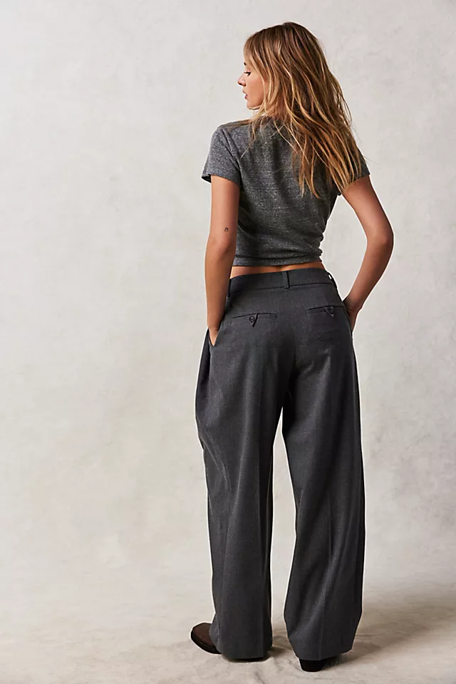 Hari Premium Tapered Trousers Heather Grey