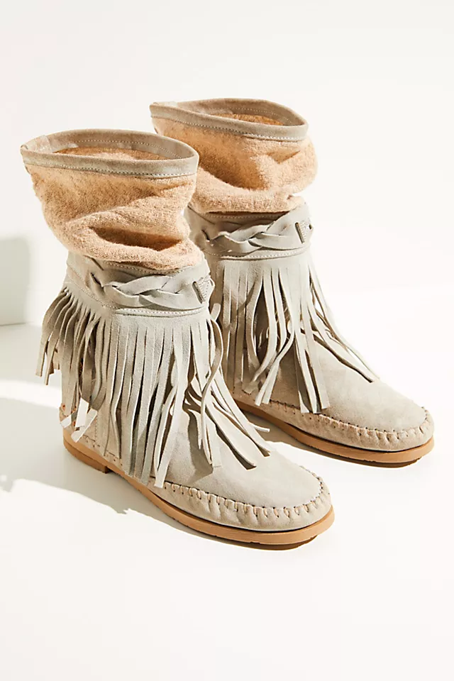 Desert Nights Mocc Boots Bianco