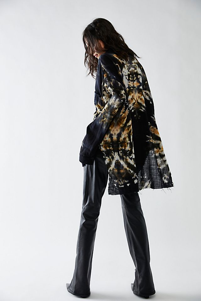 Hand Printed Stormflower Top Stormflower