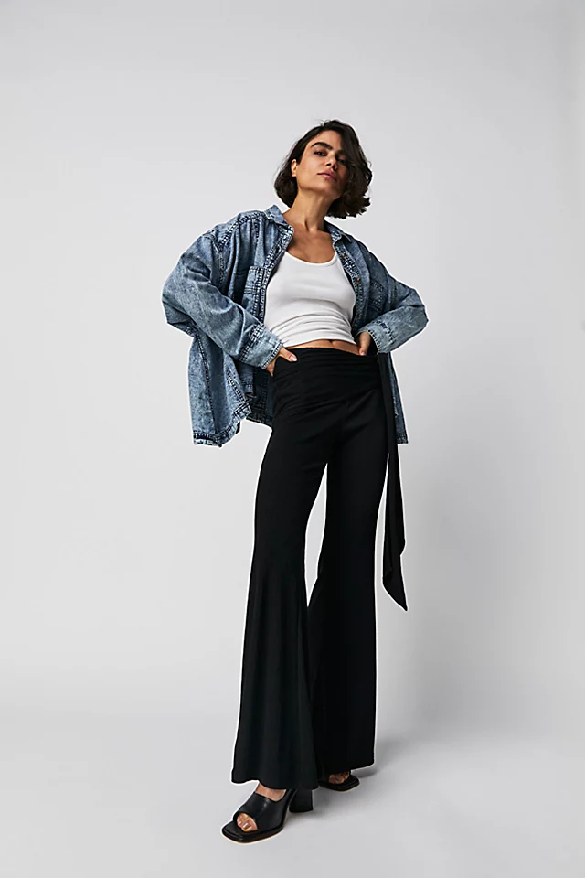 Back To You Denim Top Light Indigo Wash