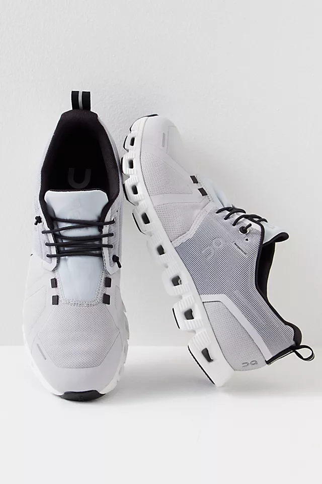On Cloud 5 Waterproof Sneakers Glacier / White