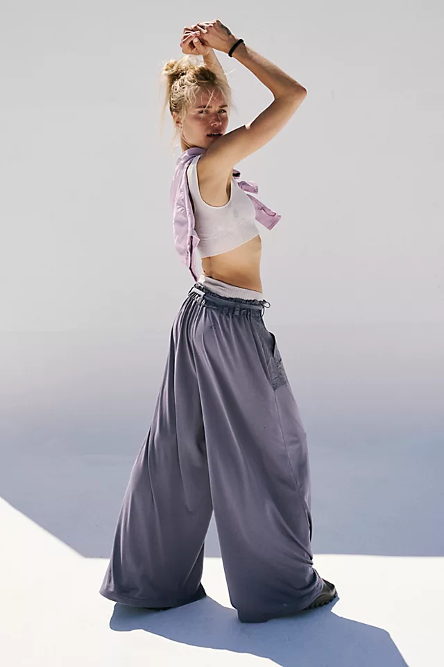 Spatial Wide-Leg Pants Nightshade
