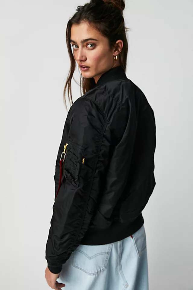 Alpha Industries Ma-1w Jacket Black