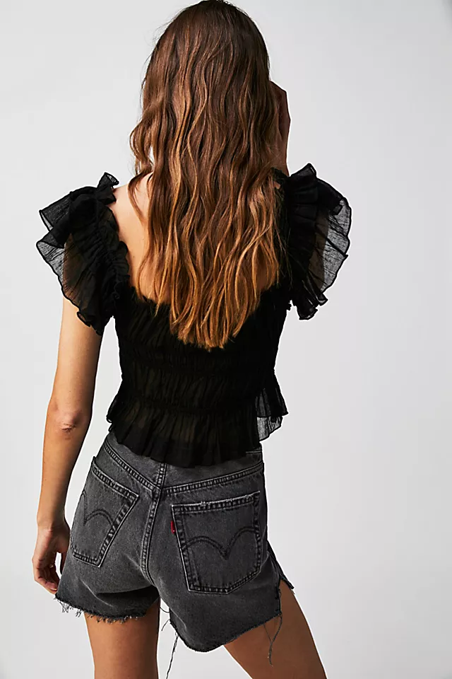 Levi's 501 Mini Waist Shorts Waste Not Want Not