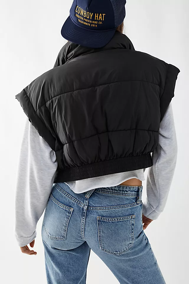Emma Puffer Vest Black