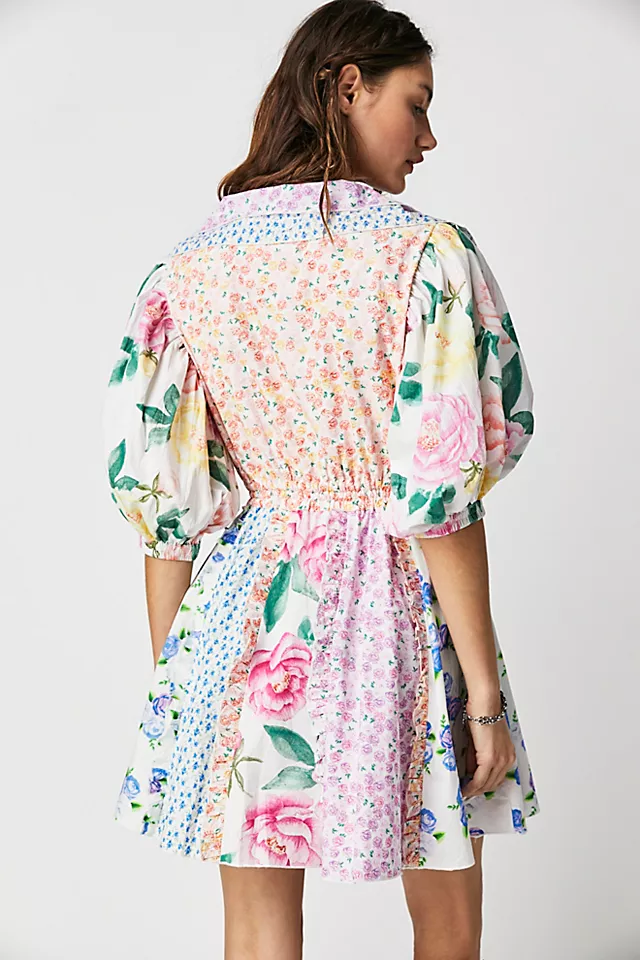 Fillyboo Love Street Wrap Mini Dress Multi