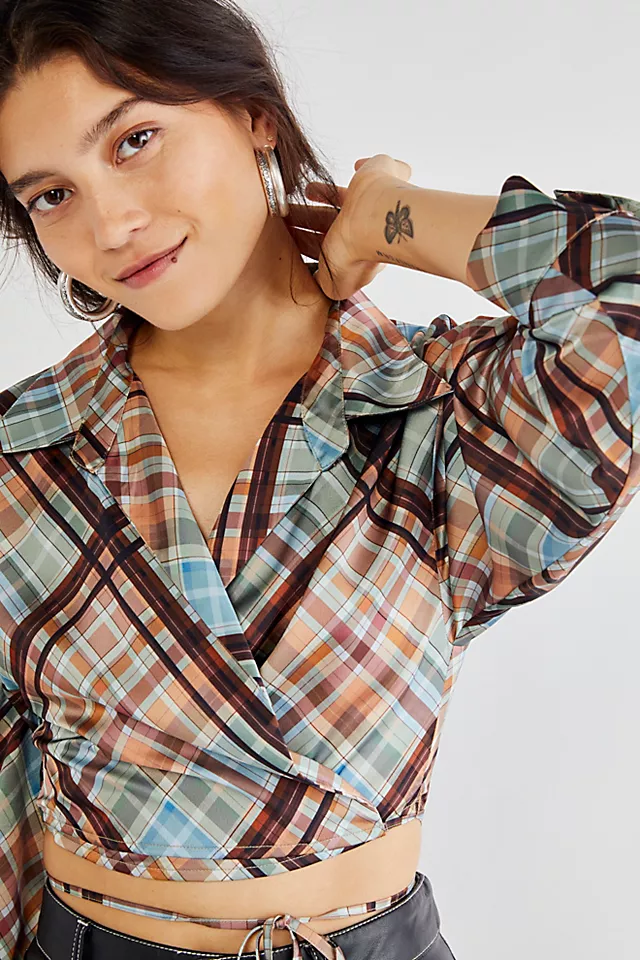 Vanessa Shirt Check Print