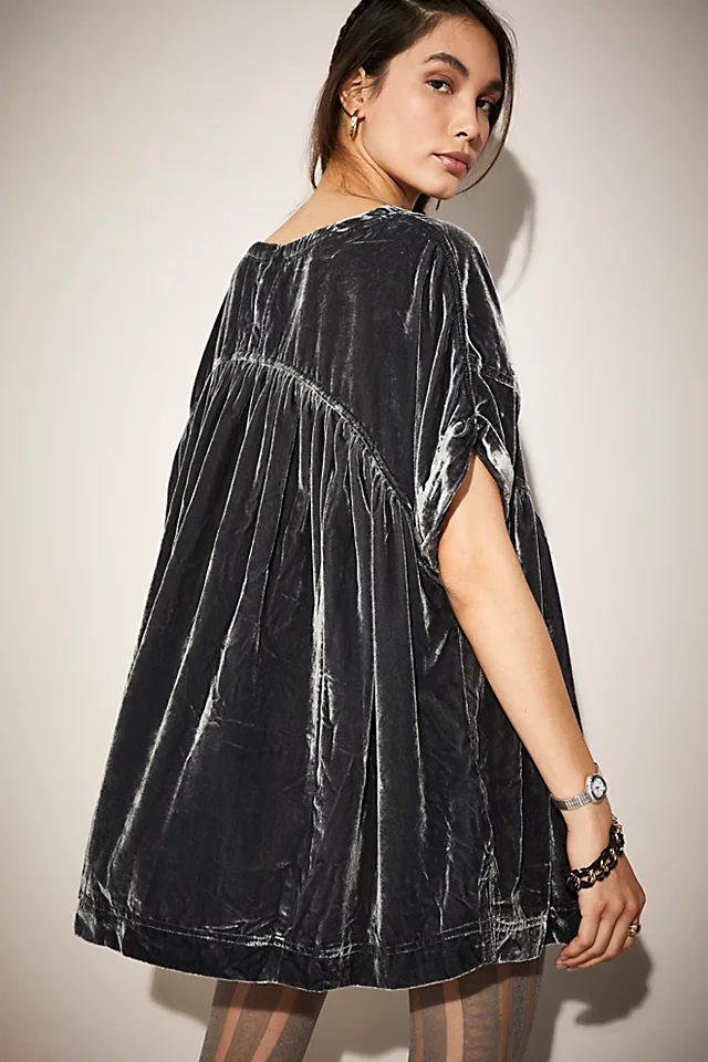 Moon City Velvet Metal Stiletto