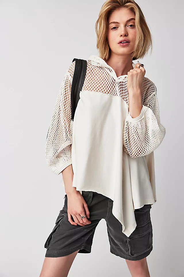 We The Free Mermaid Rocker Tee Tea